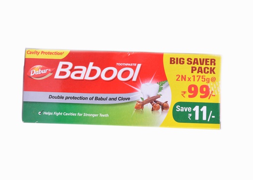 Dabur Babool ToothPaste Get Extra 175 Gms