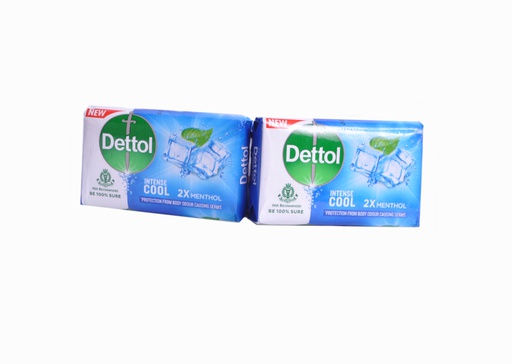 Dettole Soap Intense Cool 2x Menthol