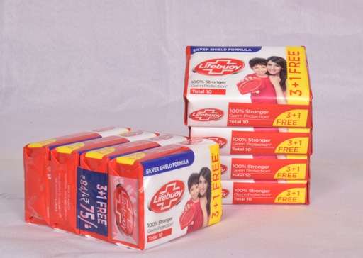 Lifebuoy Soap  Pack of 3+1