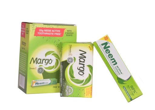 Margo Soap + Toothpaste Neem with 2 packs