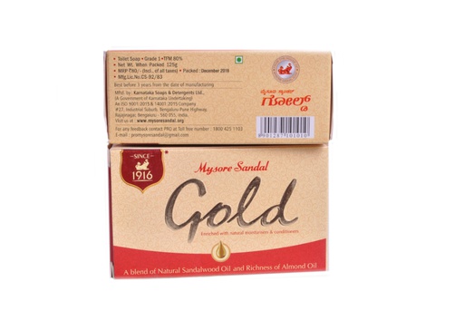 Mysuru Sandal Soap Gold