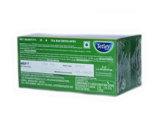 Tata Tetley Ginger Mint Tea Bags 25