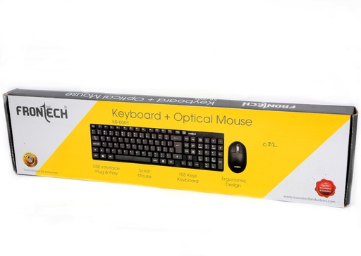 Frontech Keyboard + Optical Mouse