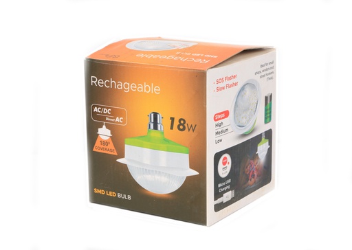 Rechageable AC/DC LED Bulb