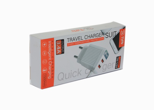 Tan Travel Charger